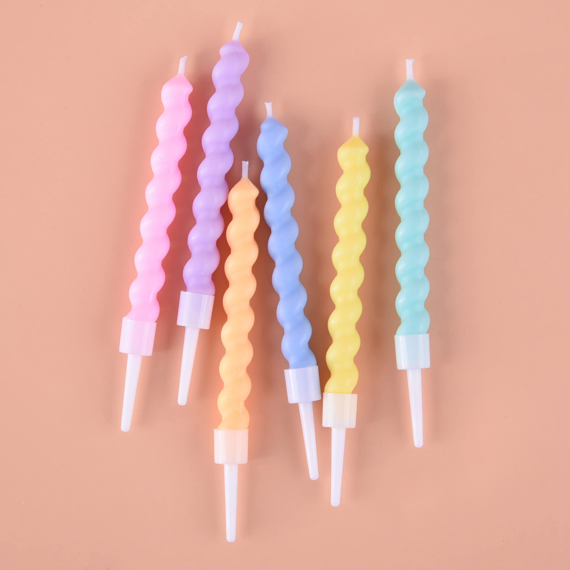 PHD CAKE birthday candles 24 count ready for safe transport