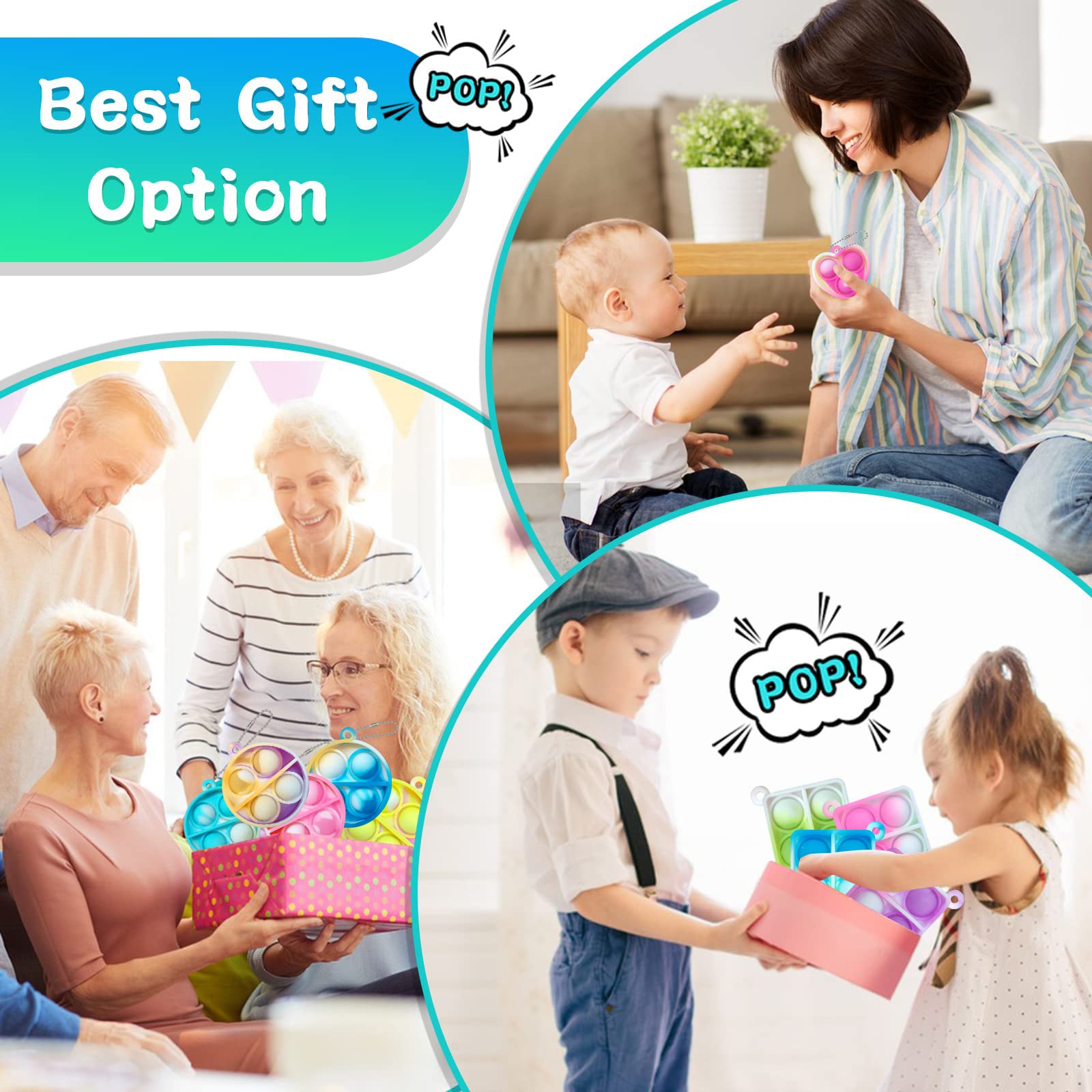 back to school rewards sensory keychain