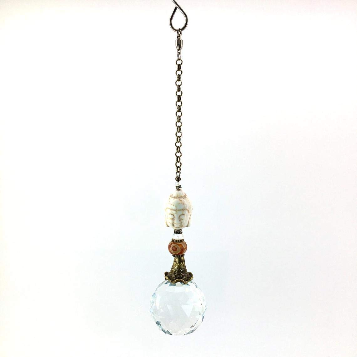 Gift ready Buddha crystal sun catcher for various occasions