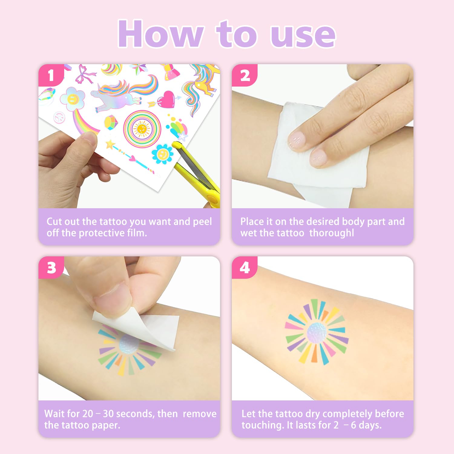 remove with rubbing alcohol or baby oil