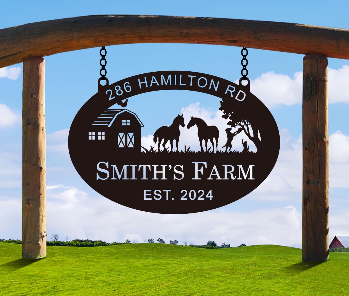 Ranch Barn Decor sign for pasture gate
