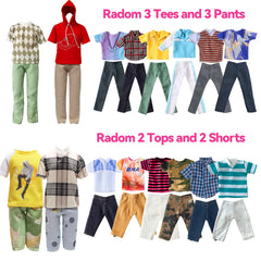Random mix includes tops pants and shoes