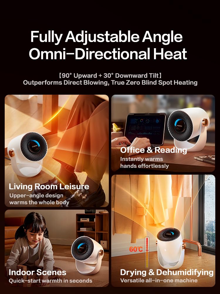 RANVOO space heater red gift box packaging