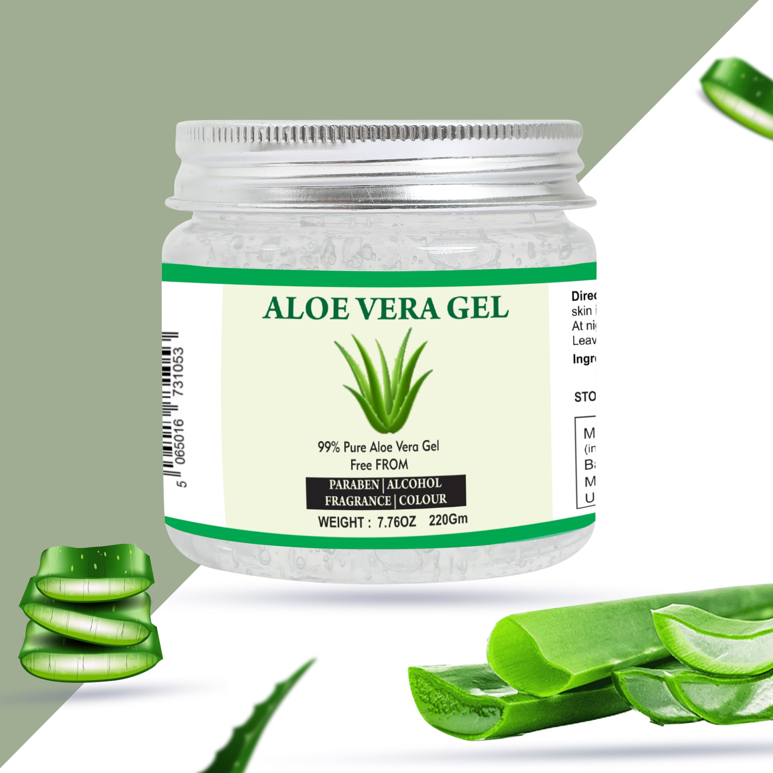 Raslok Aloe Vera Gel moisturizer for summer and winter use