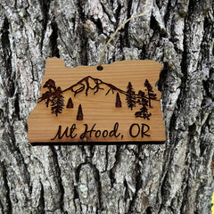 Raw cedar ornament 1/4 inch thickness laser engraving