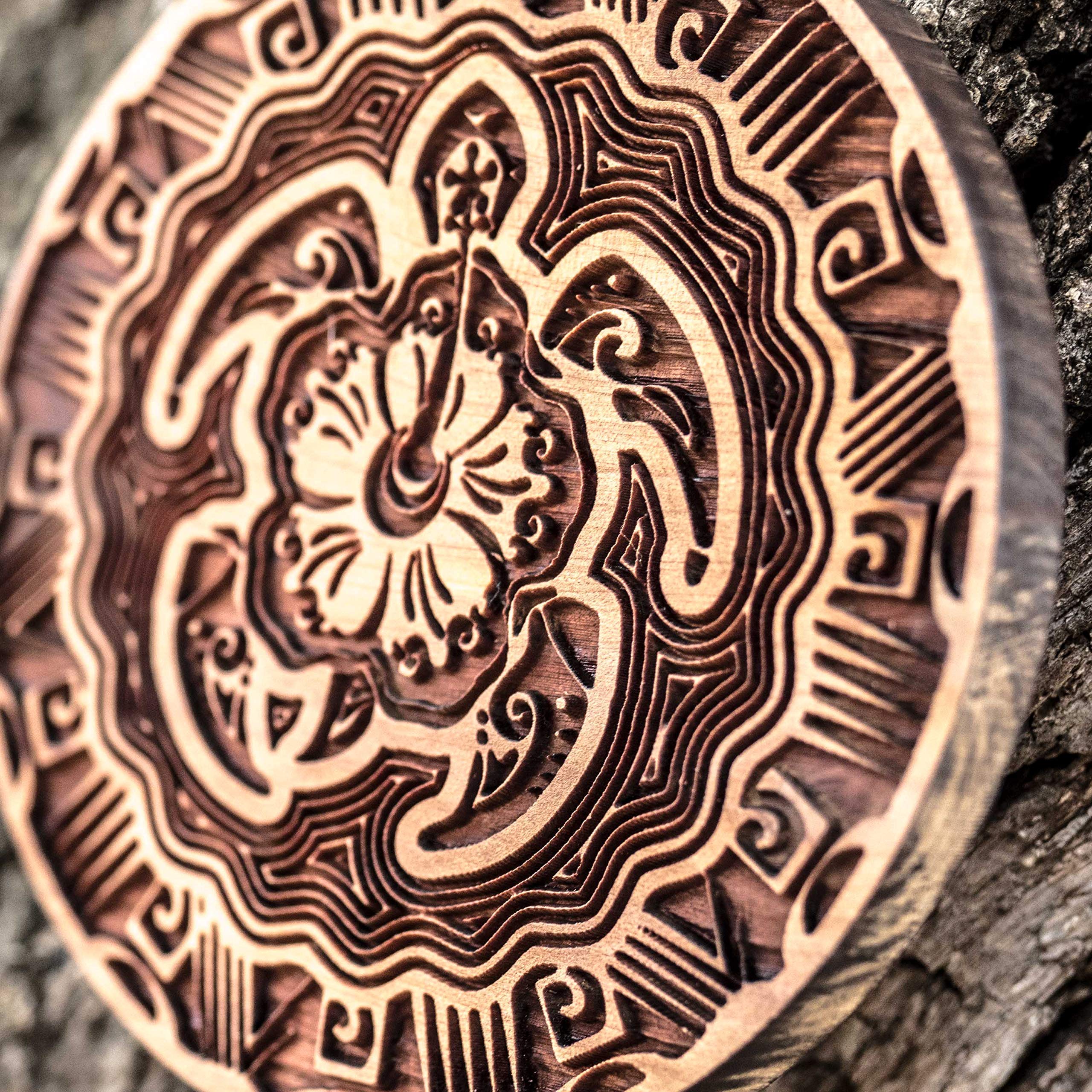 Solid 1/4 inch cedar ornament Texas USA made