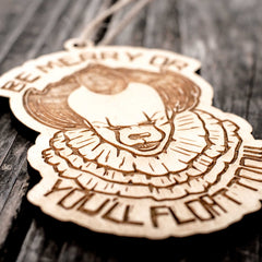 Raw wood ornament 3x5in made in Texas