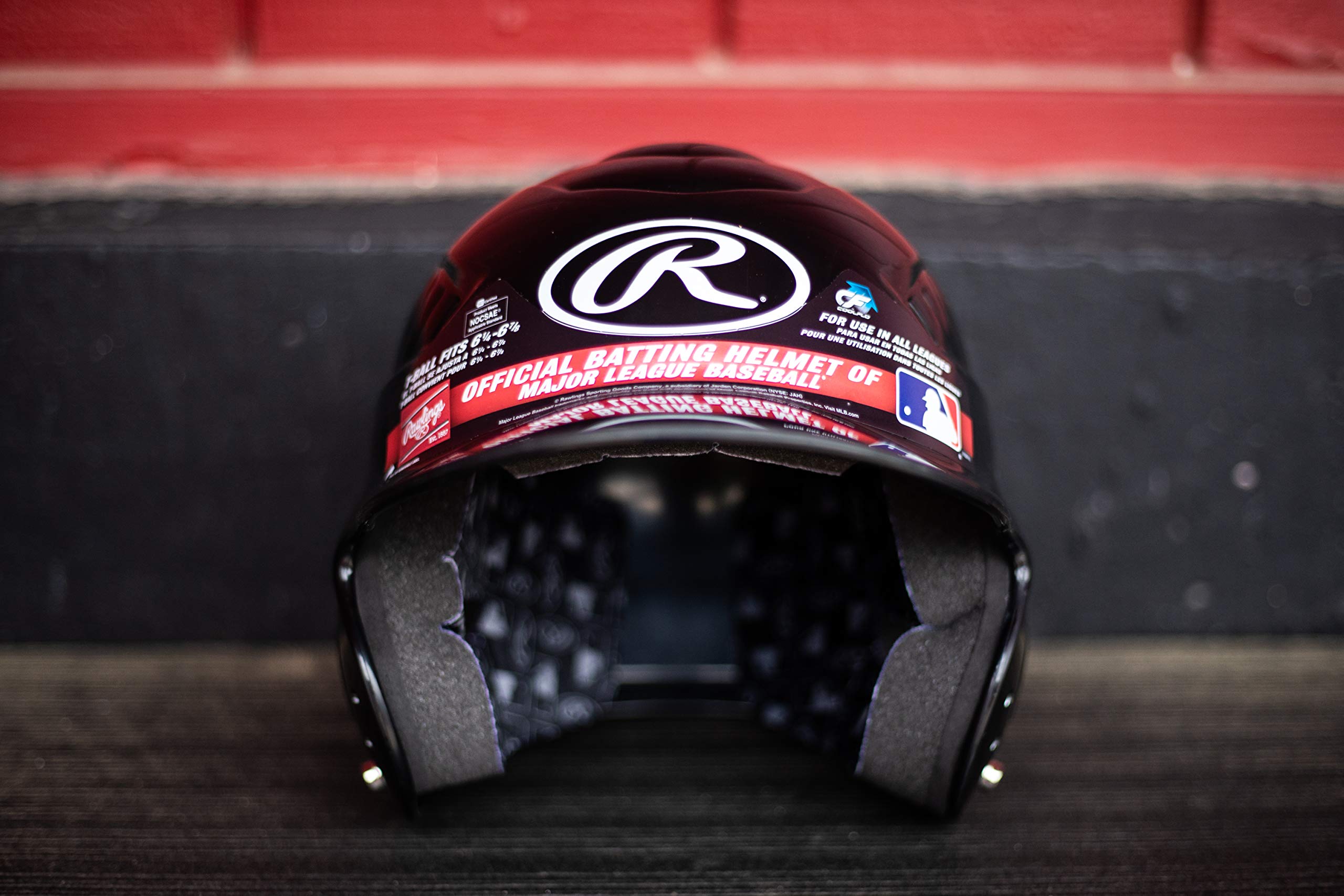 Official MLB branded Rawlings COOLFLO youth helmet for ages 8–14