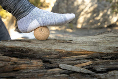 Rawlogy cork massage ball pack of 1 side view