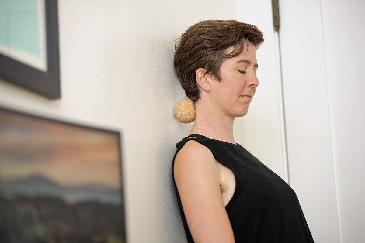 Rawlogy travel cork massage ball portable design