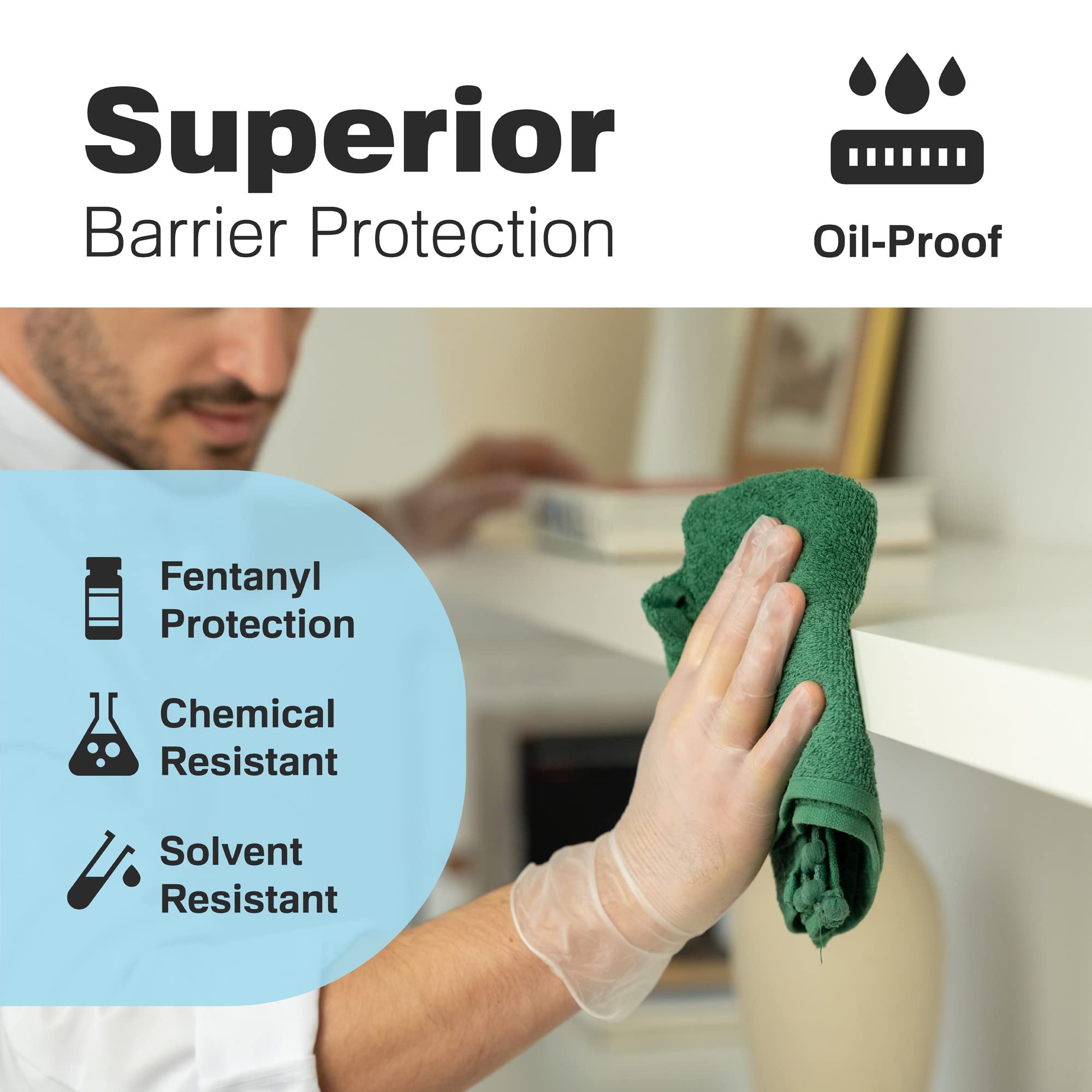 Food-grade design disposable gloves suitable for kitchen tasks