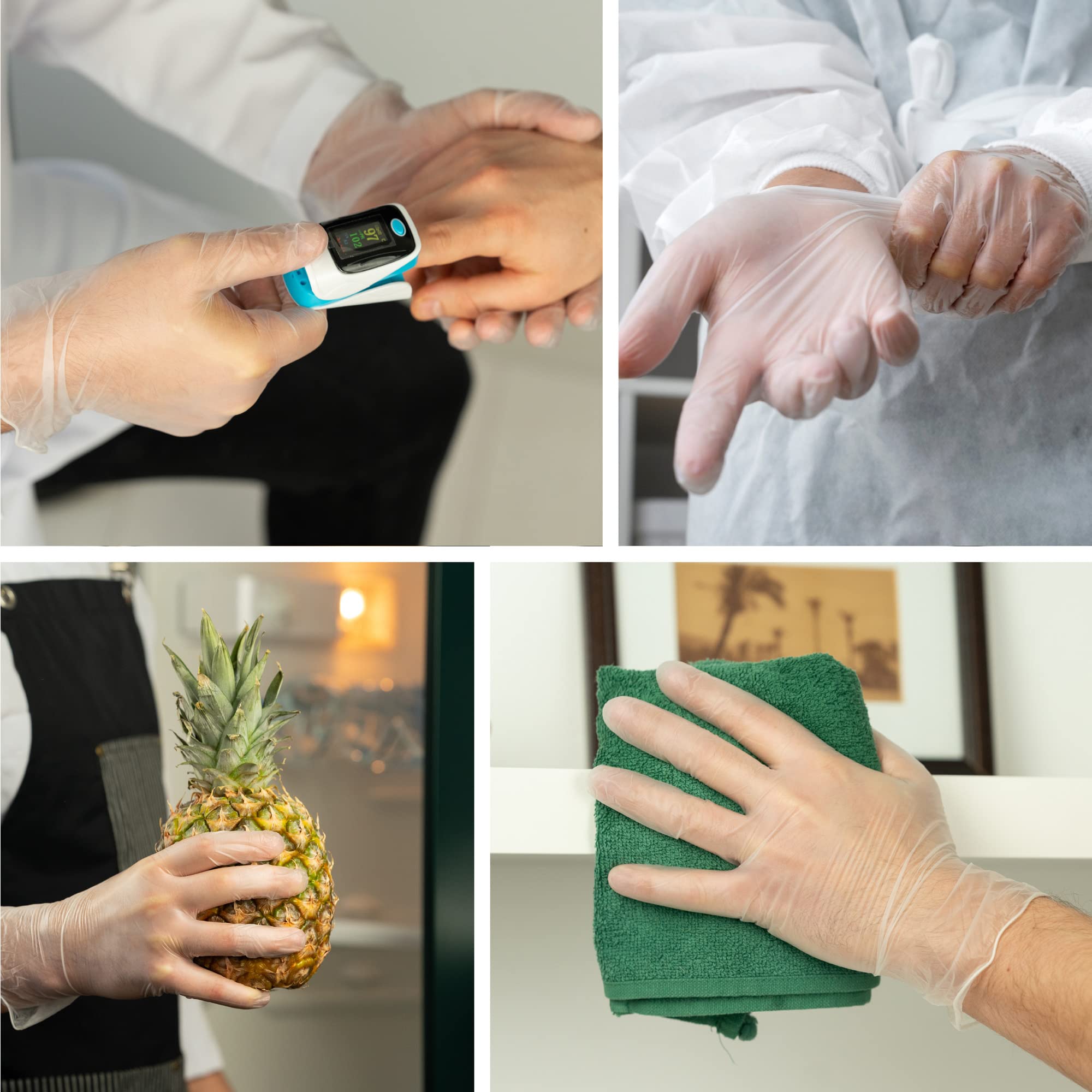 Food handling and cleaning use disposable gloves by Raxwell
