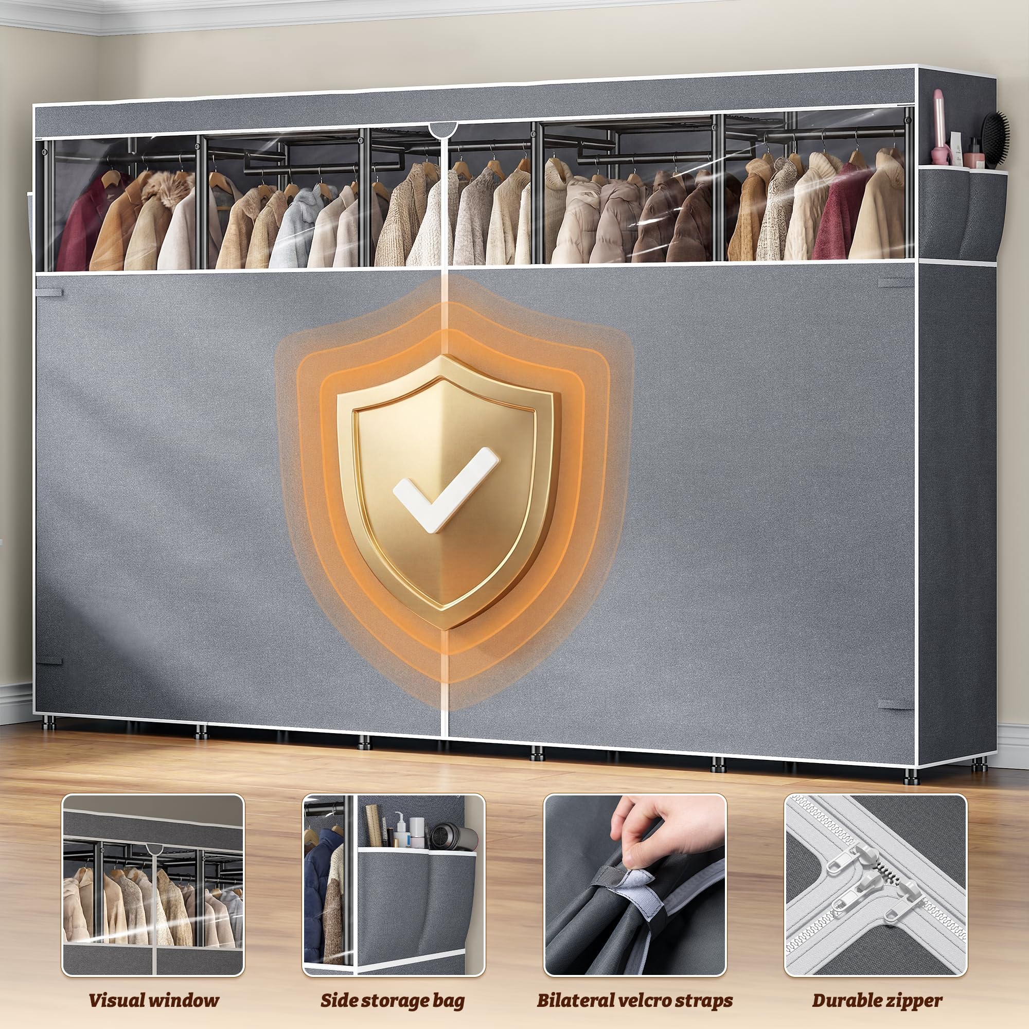 Top storage area for backpacks handbags and luggage