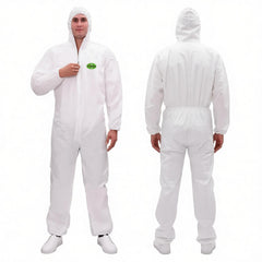 RAYGARD disposable coverall with hood XX-Large white pack 1