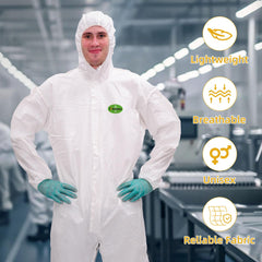 RAYGARD disposable coverall with hood for painting XX-Large white