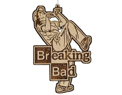 Raygun Breaking Bad Break Dancer ornament front view laser-cut