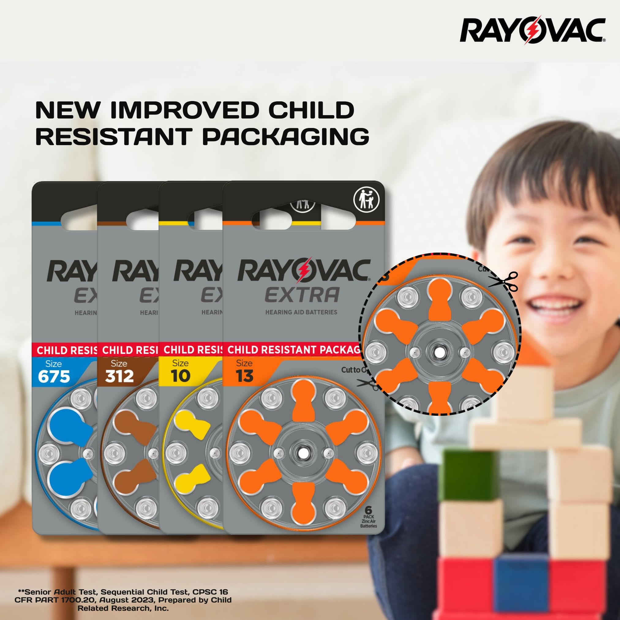 Rayovac 60 battery value pack 312 size