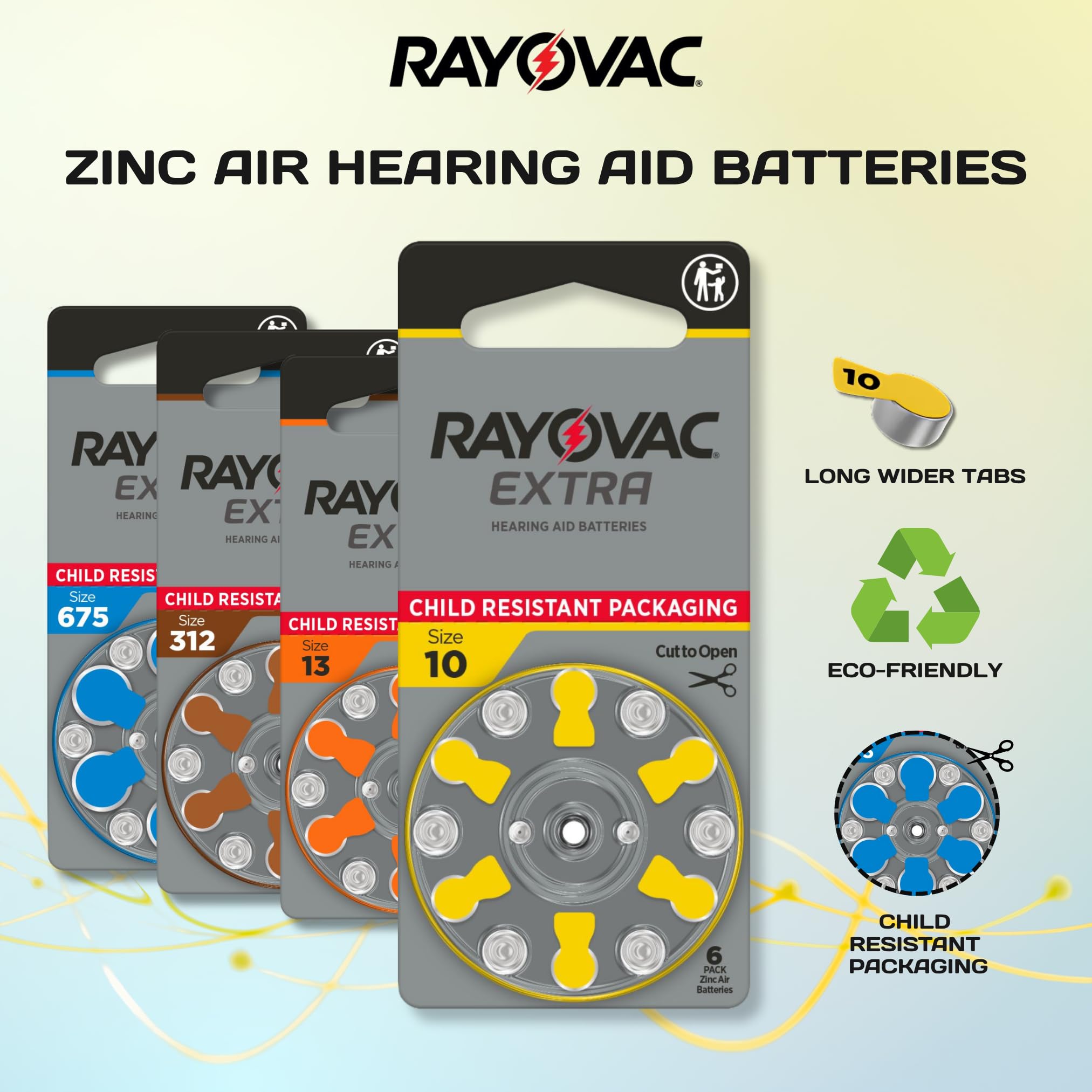 Rayovac extra advanced 312 hearing aid battery