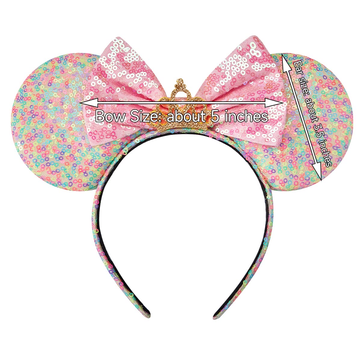 Elastic satin covered headband designed for comfort and fit