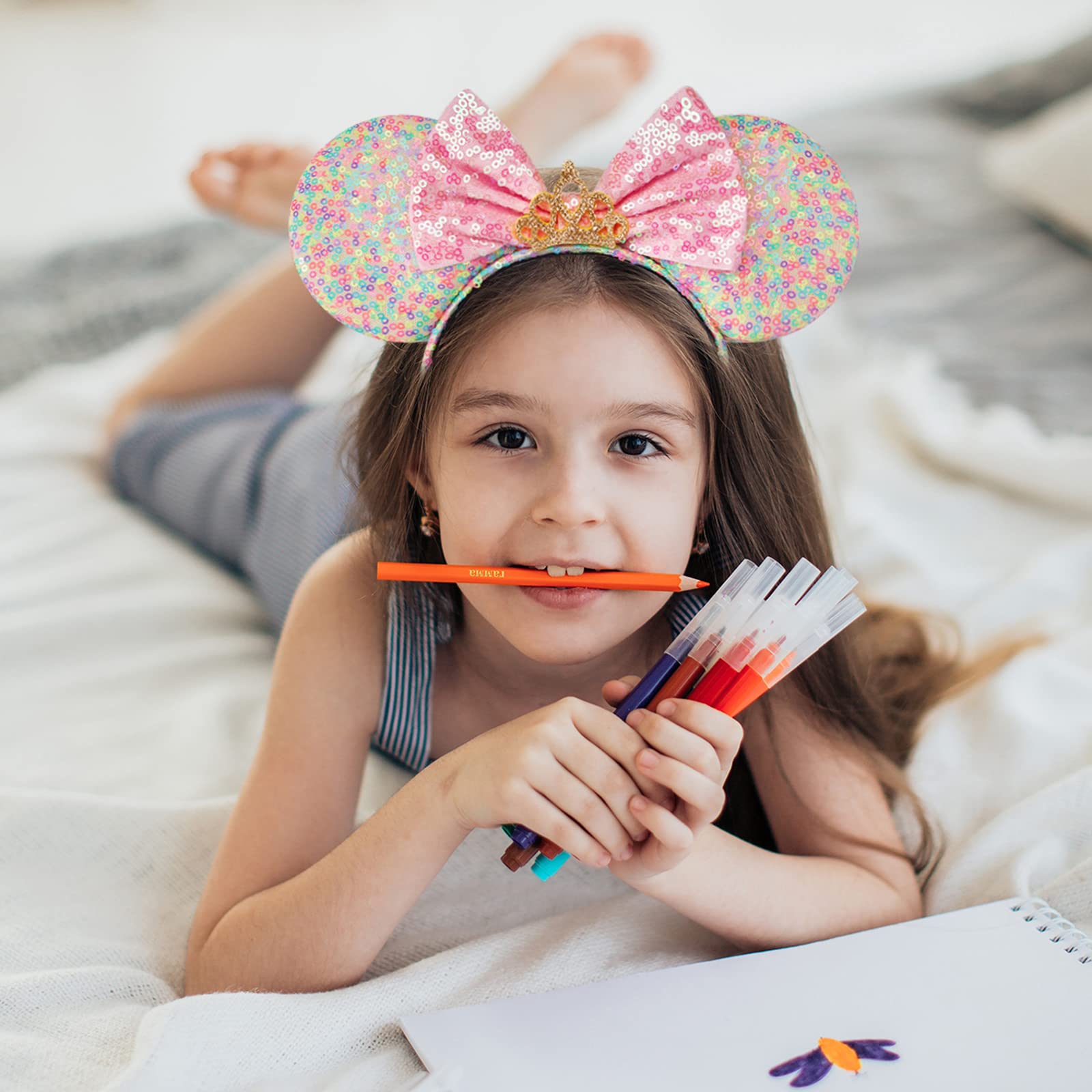 Package includes 1 piece per Mouse Ears Headband