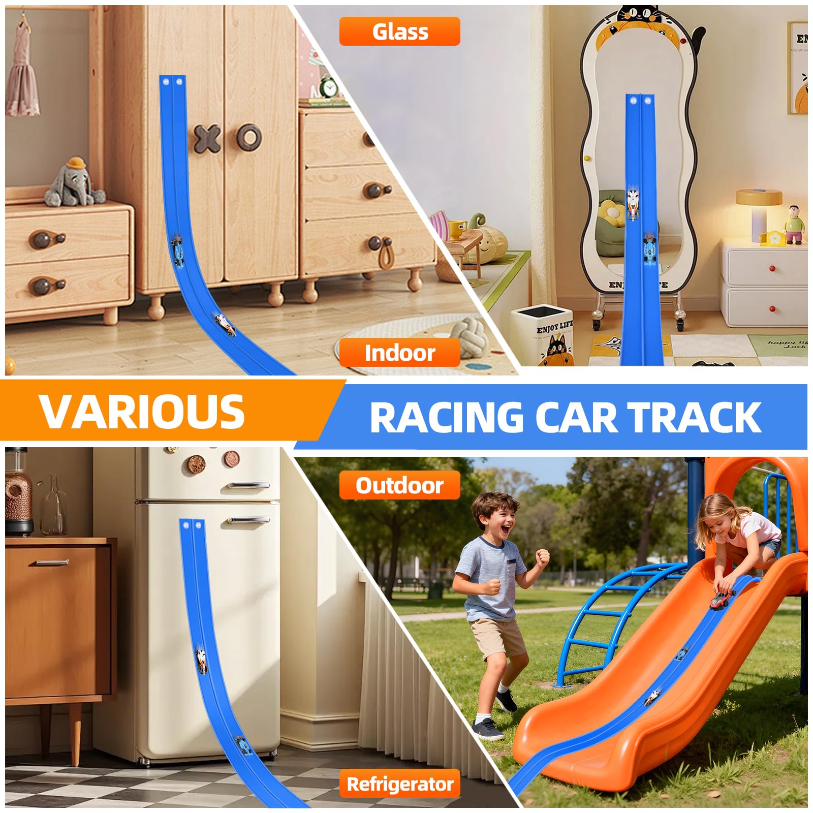 Compatible with 1/64 scale diecast Razobws track