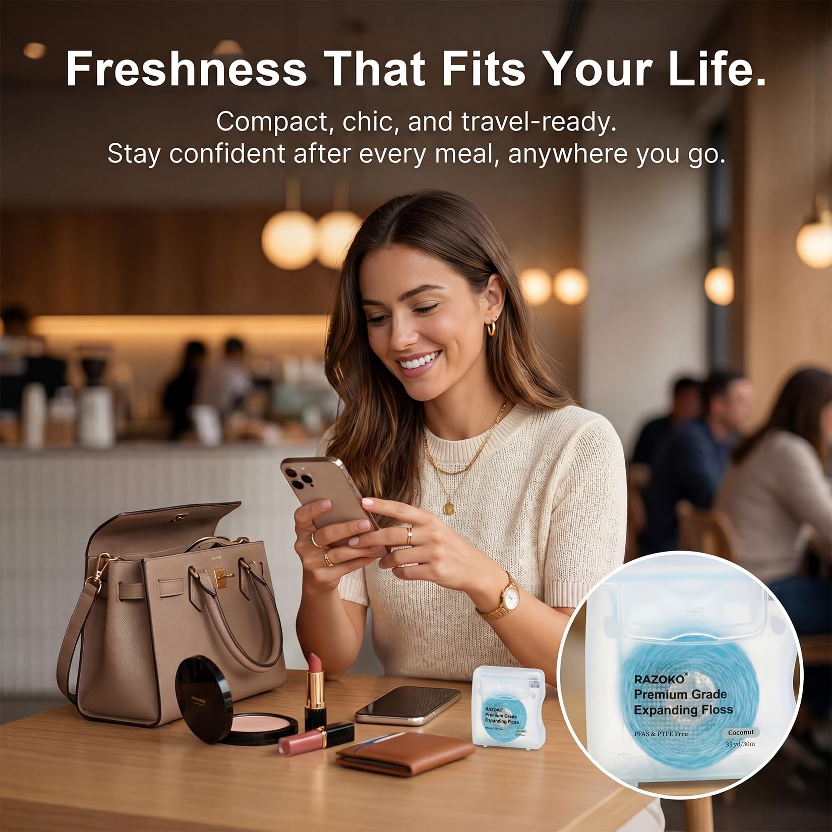 PFAS free PTFE free floss packaging