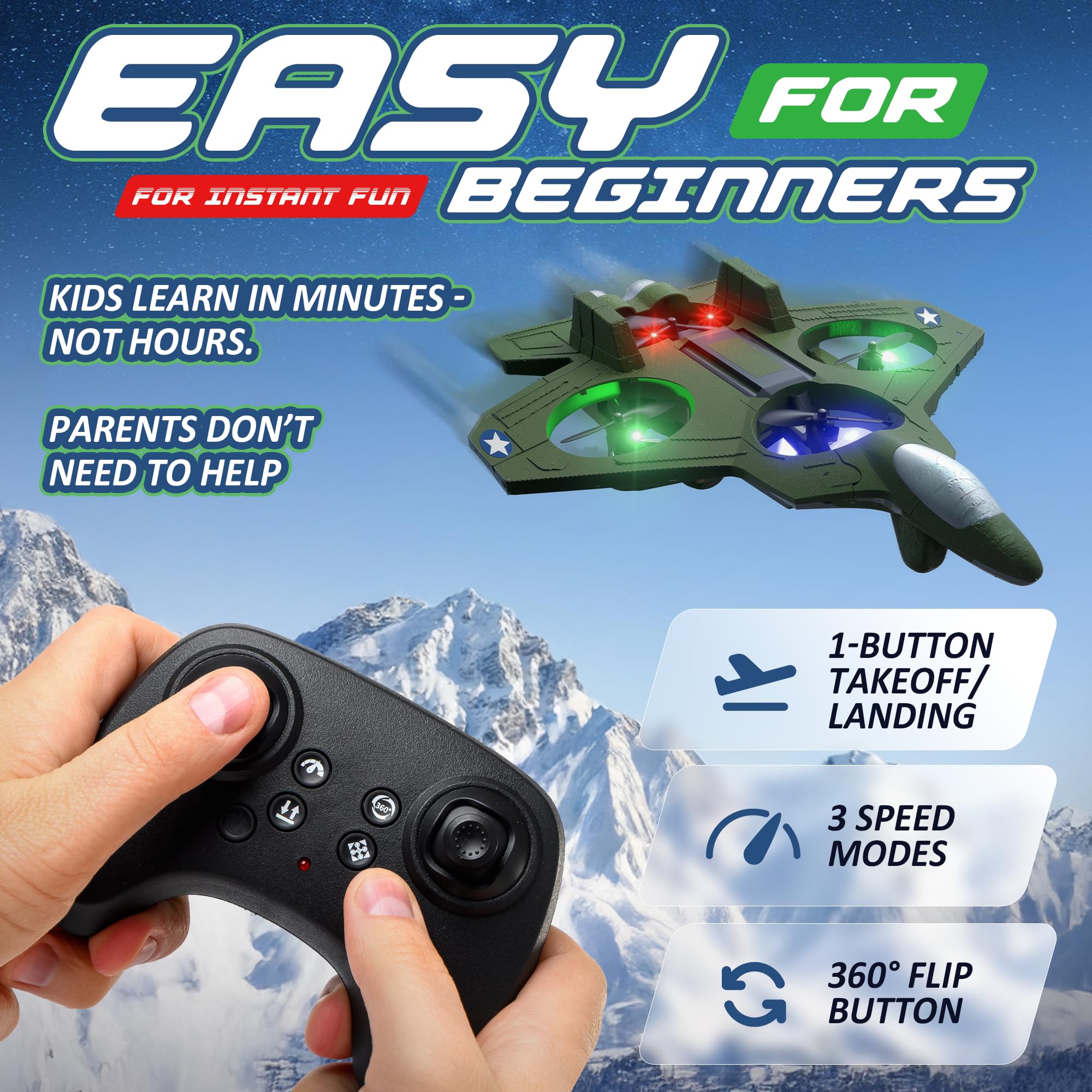 Indoor outdoor capable RC plane for beginners