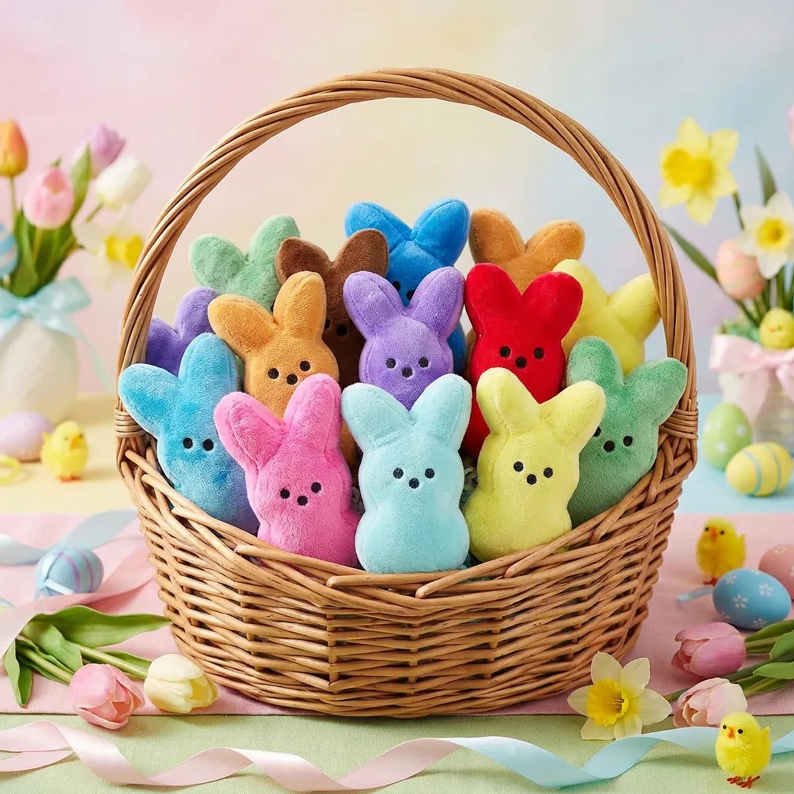 Eight colors Easter bunny plush for kids by Rdogeia