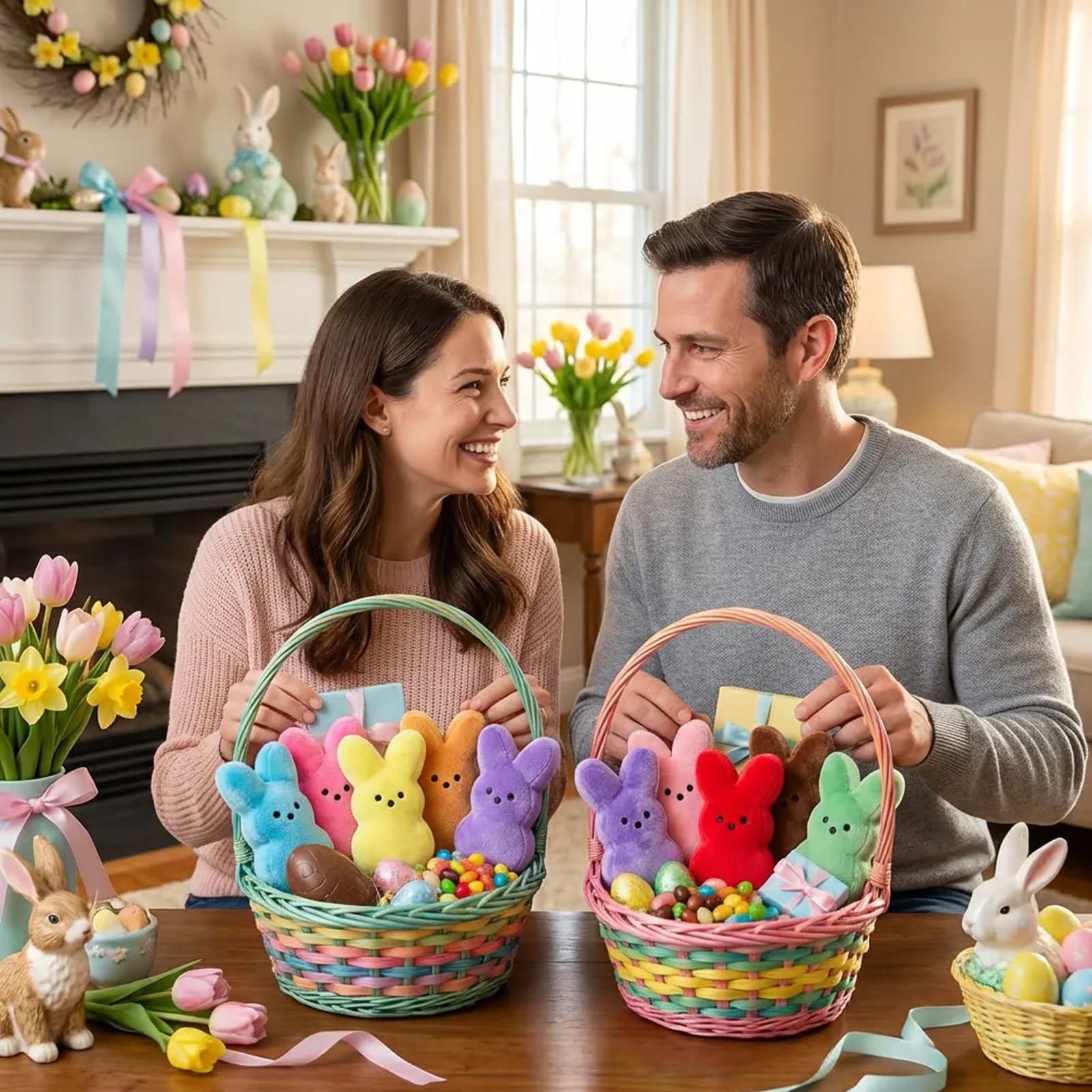 Easter party favors bunny plush from Rdogeia