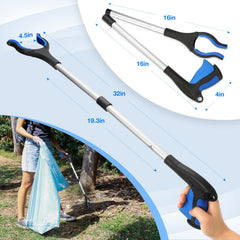 32 inch reacher grabber tool with magnetic tip