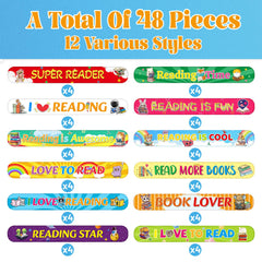 PVC book party favors bracelets 12 styles