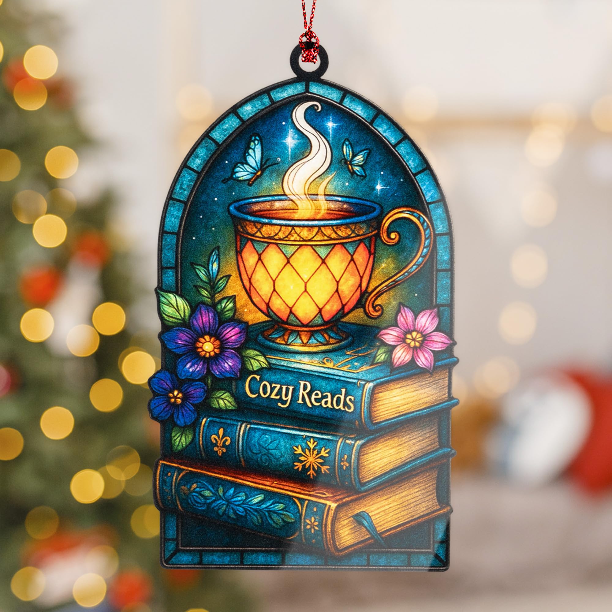 Ready to gift ornament packaging with story card included