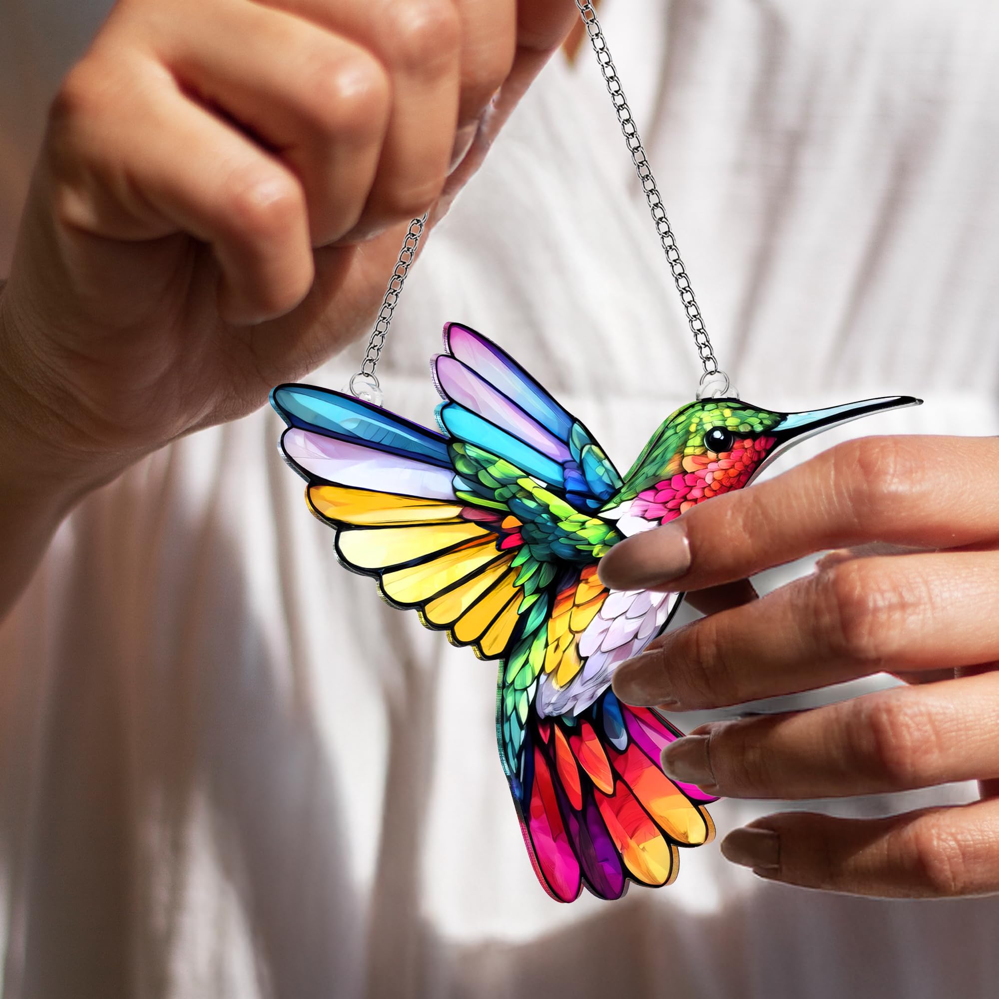 Hummingbird memorial keepsake ornament
