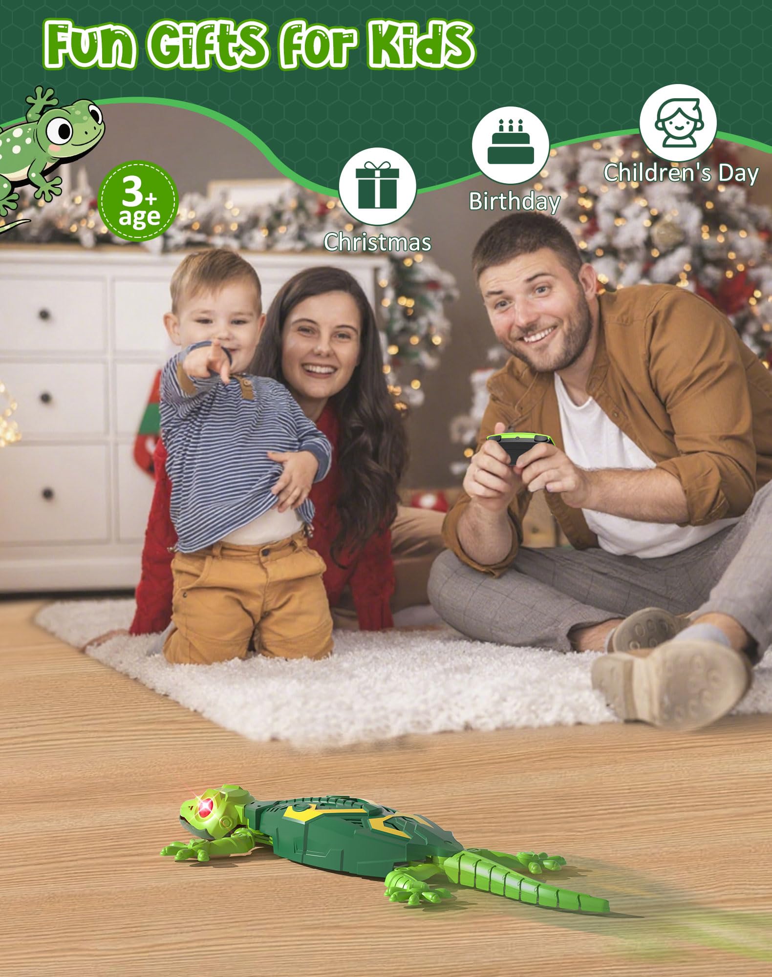 Ready to play gecko set for kids