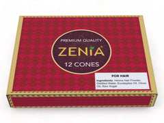 1 oz henna paste hair color cones pack of 12