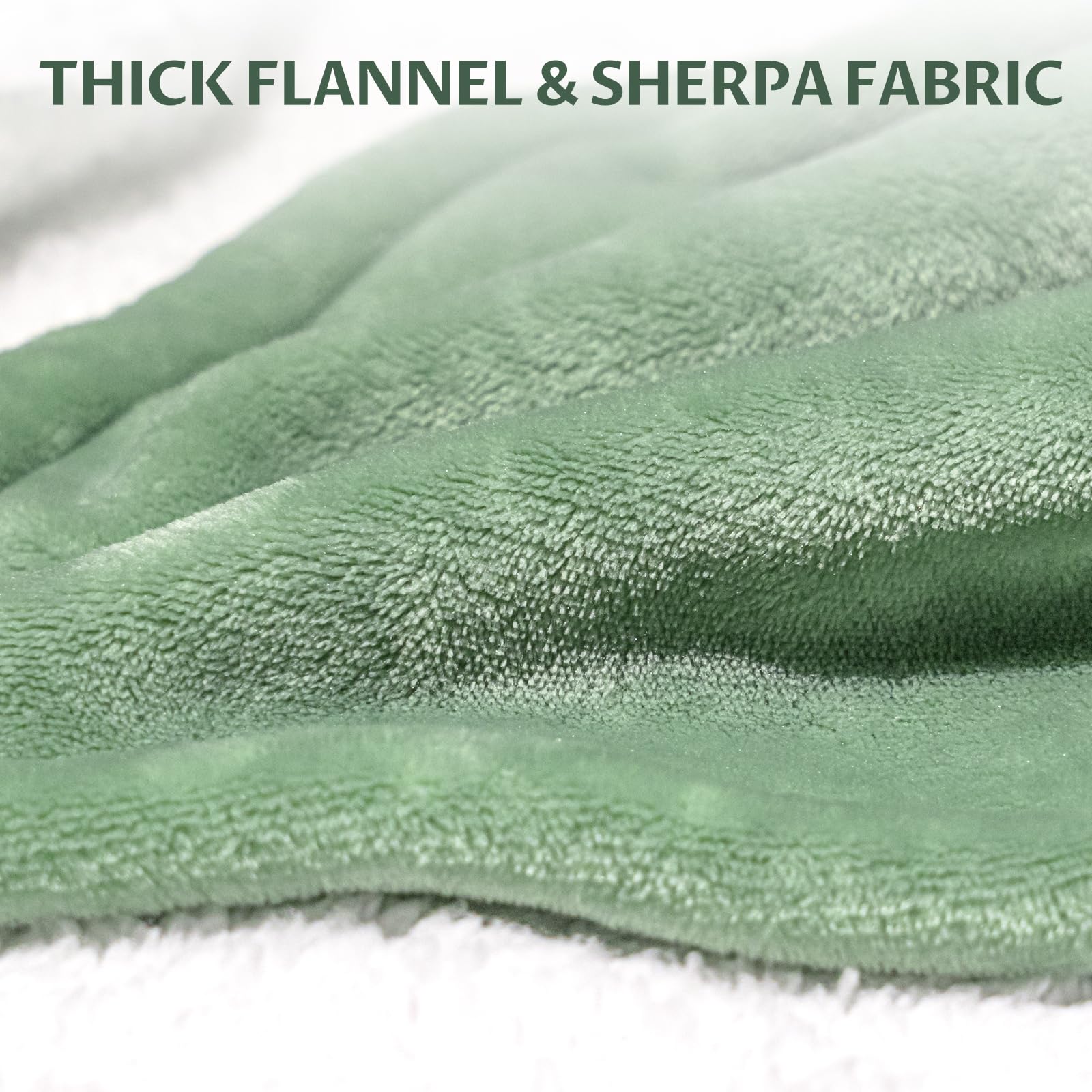 Reaks heated blanket throw green 50x60 inches packaging box