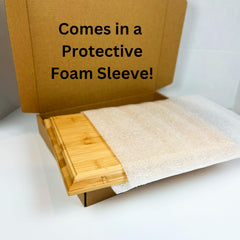 Real Bamboo Wood Plaque Blank 9x12 inch front view
