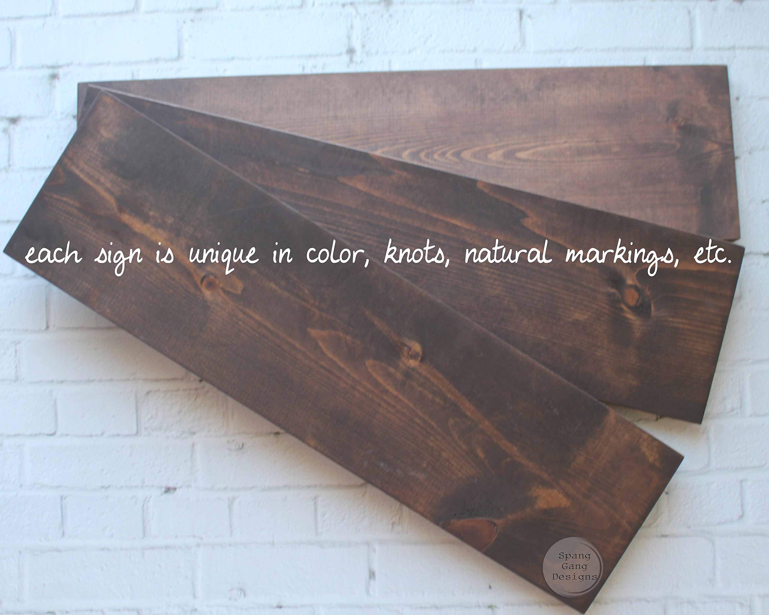Real estate closing gift wood sign