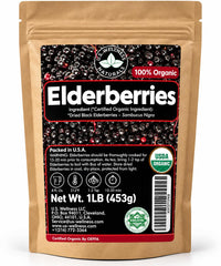 1lb bulk bag of REAL WILD HARVEST elderberries