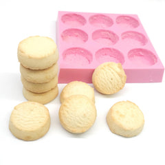 realistic cookie silicone mold design
