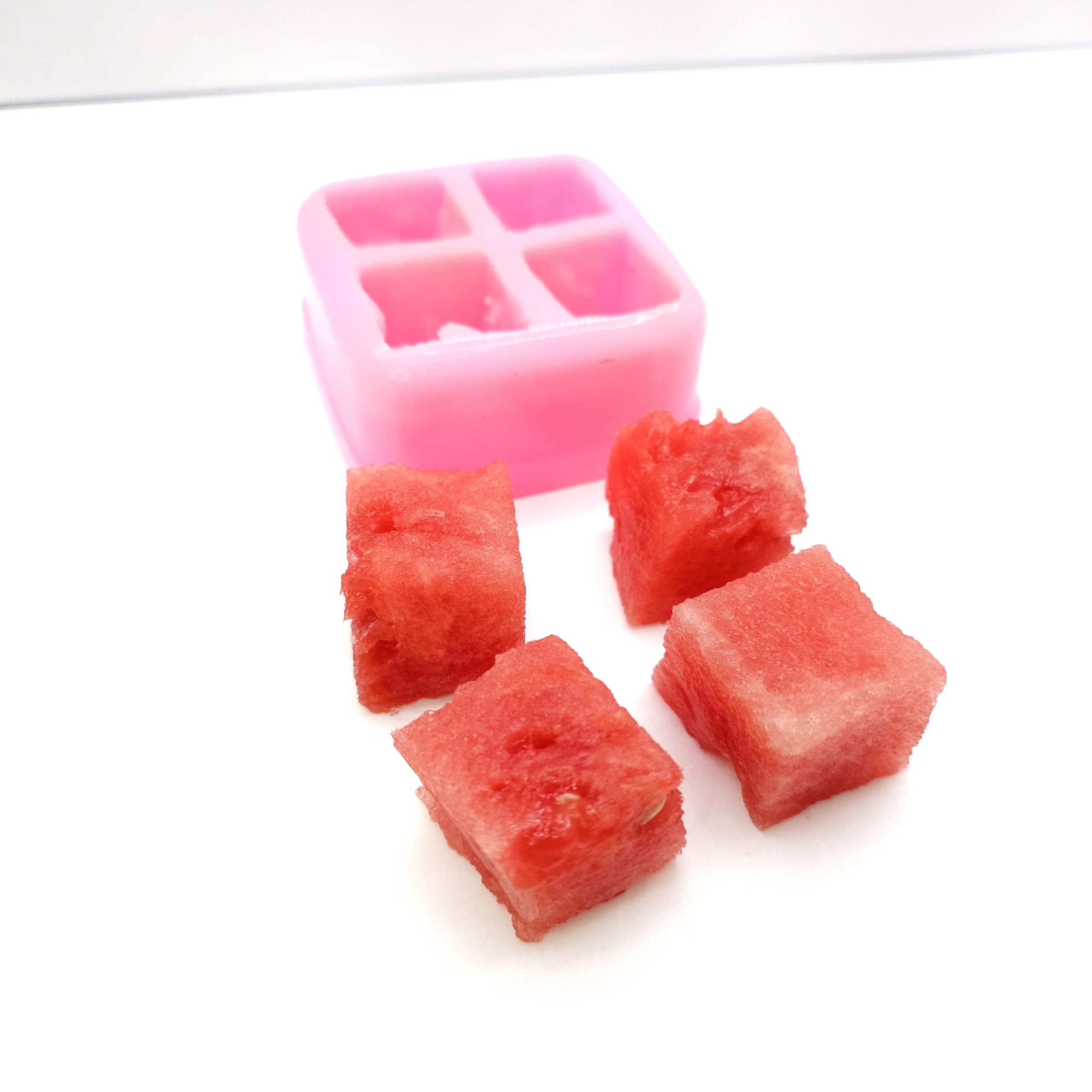 Realistic watermelon chunk silicone mold NS017