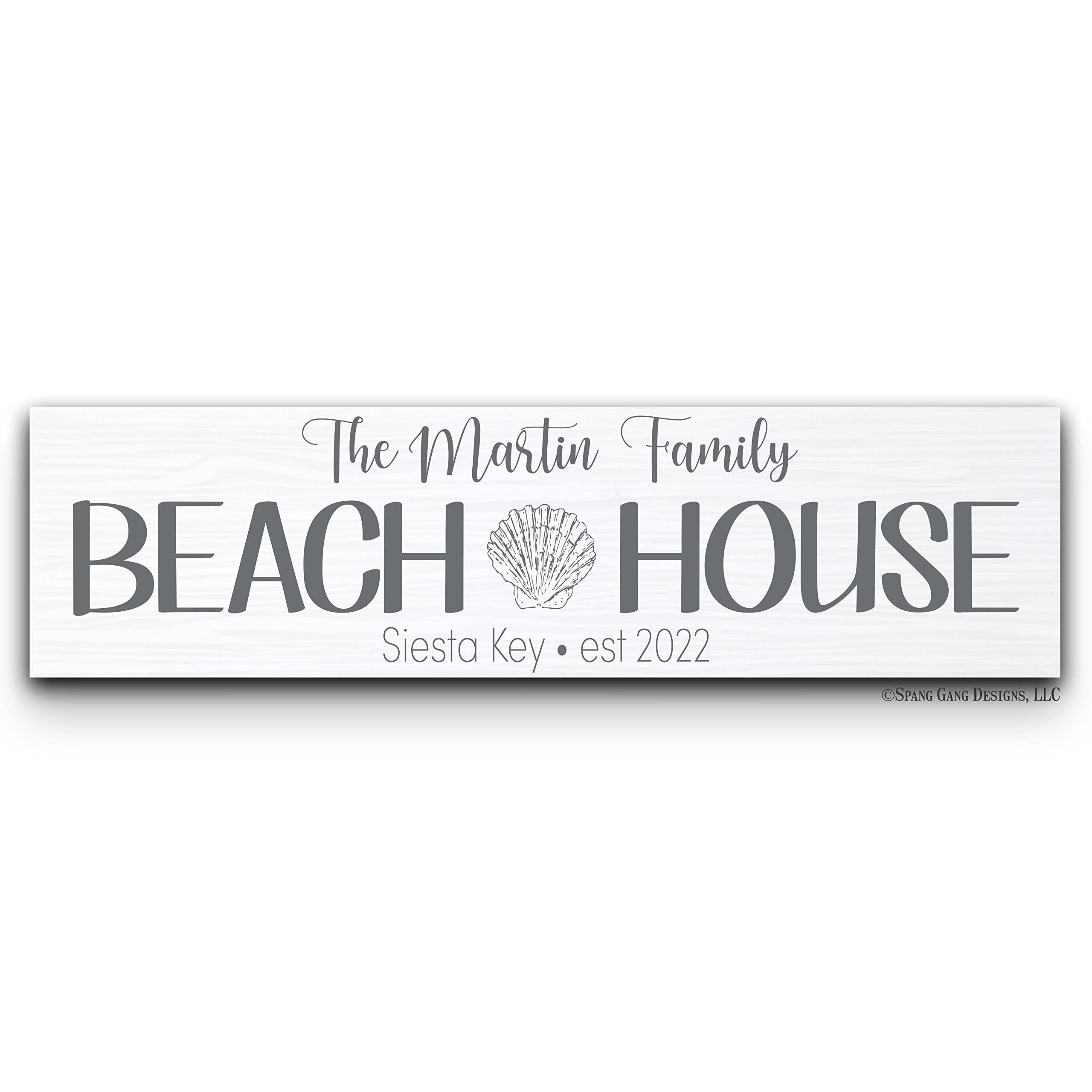 Realtor closing gift wood sign for beach home