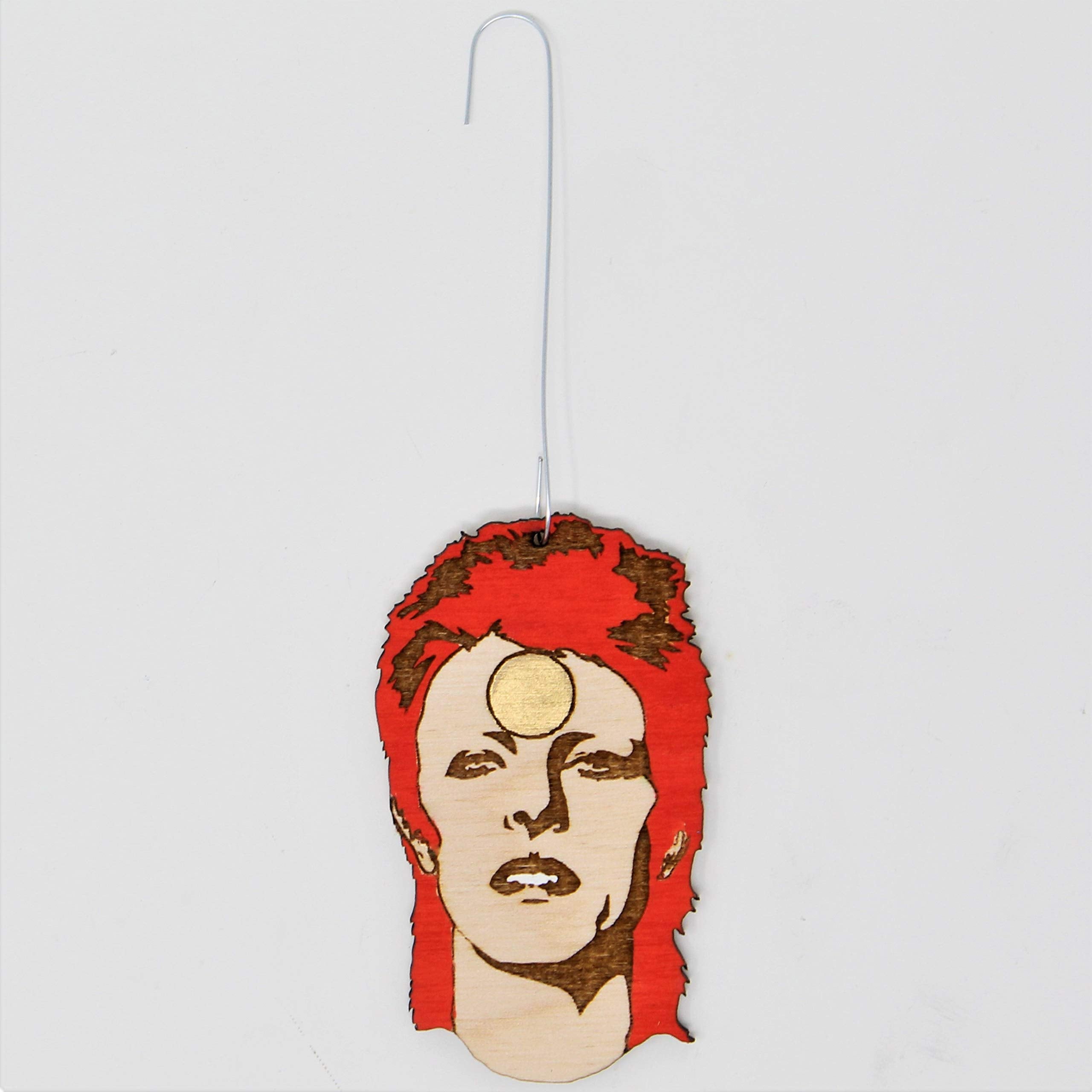 Rear view mirror hanging ornament display