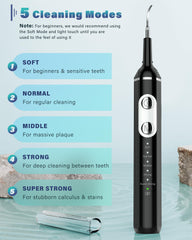 Rechargeable dental cleaner with Type C charging