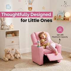Integrated cup holder in Naomi Home Suri recliner chair