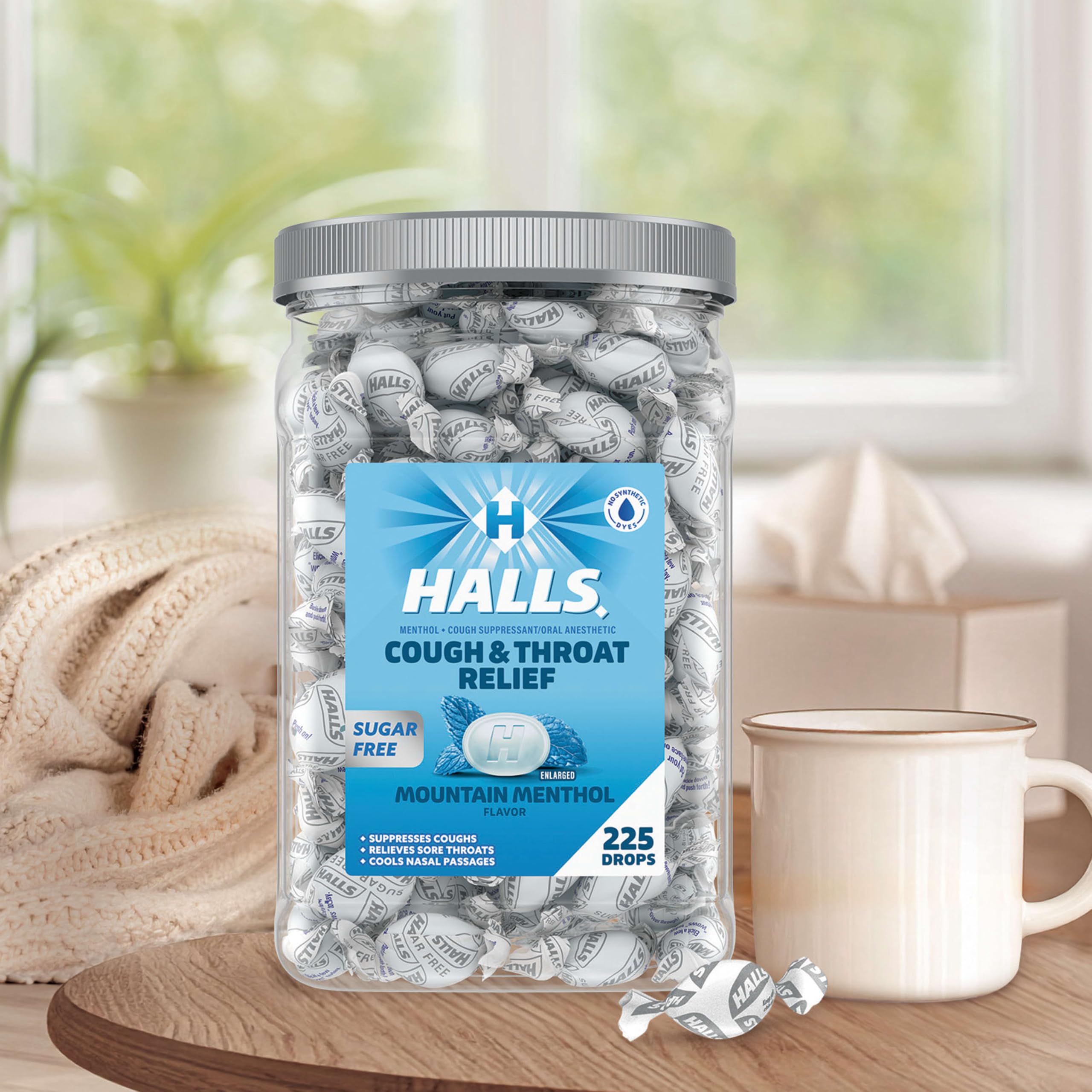 Cooling Mountain Menthol flavor cough drops