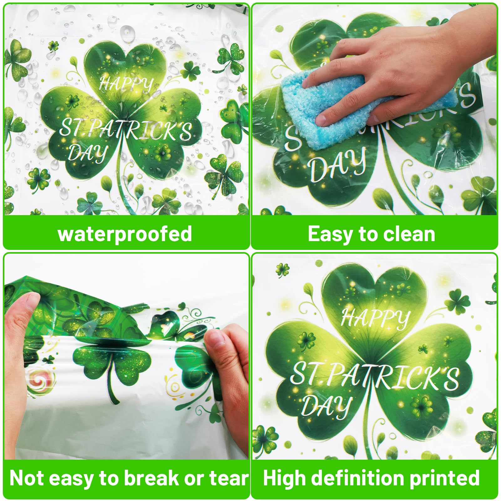 St Patrick's Day party supplies table decorations indoor outdoor