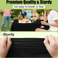 Rectangular party table cover Smiry disposable cloth