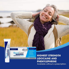 Petrolatum and Mineral Oil soothing base in Recticare Advanced Hemorrhoidal Cream