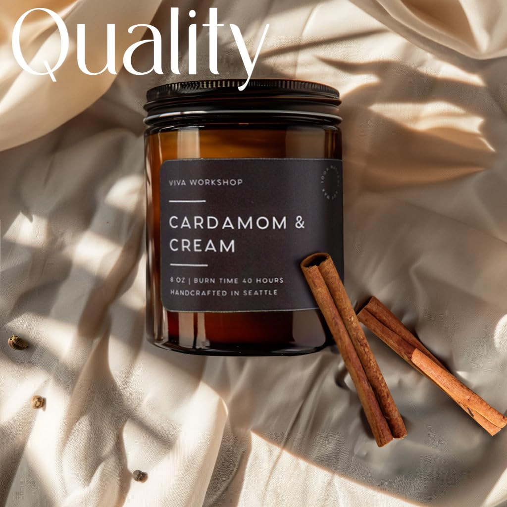 Base fragrance notes tonka bean chestnut wood Cardamom & Cream